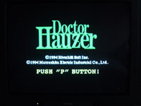 Doctor Hauzer, capture d'écran
